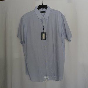 Men's Size 2XB Hart Schaffner Marx Short-Sleeve Button-Down Shirt, NWOT